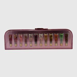 Victoria's Secret 12-Piece Lip Gloss Set Gift Box 2025 Various Shades & Flavors